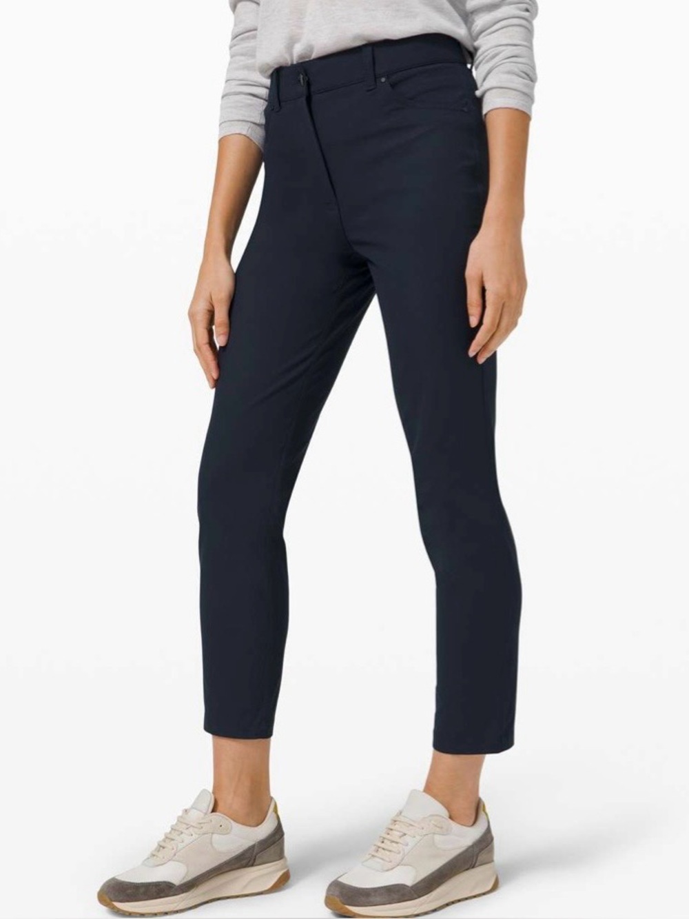 Lululemon City Sleek 5 Pocket 7/8 Pant Navy Size 6